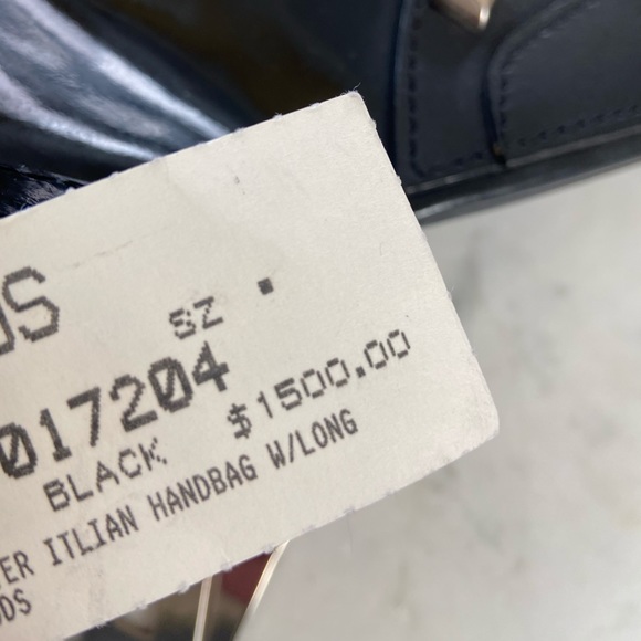 Atos Lombardini patent leather italy strap handbag - Picture 4 of 16